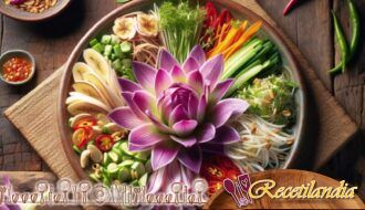 Ensalada de flores de plátano (Vietnam)