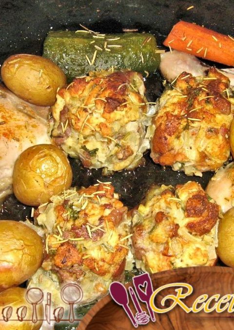 Panes rellenos de carne (Patatas al horno)
