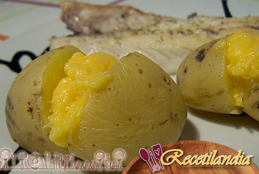 Patatas asadas con Mantequilla de Arce y Canela